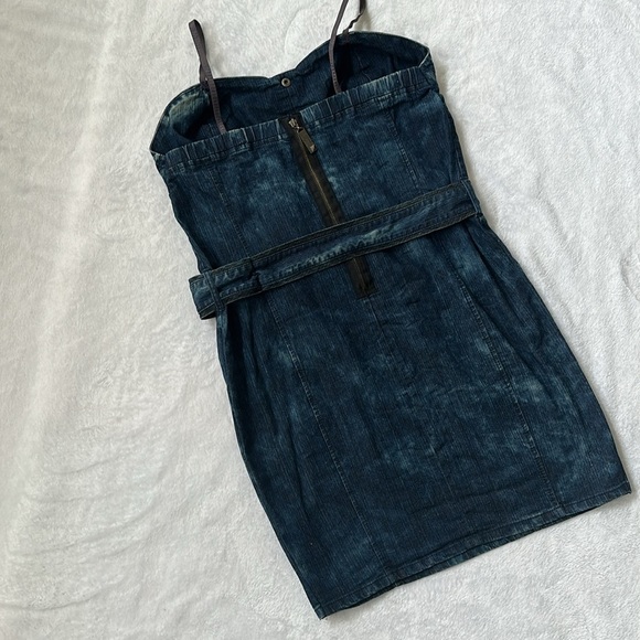 Apple Bottoms Blue Denim Mini Dress - Picture 2 of 13